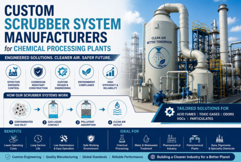 Custom Scrubber System Manufacturers for Chemical Processing Plants