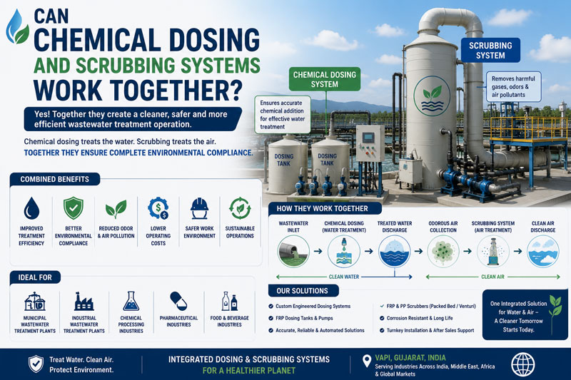 Chemical Dosing and Scrubbing Systems in Wastewater Treatment Operations