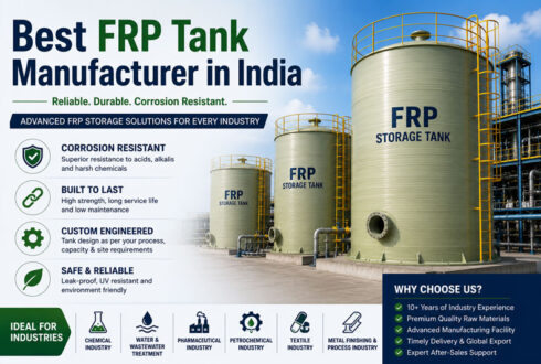 Custom FRP Tank Manufacturer for Industrial Storage Solutions