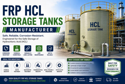 Best HCL Storage Tank Manufacturer in India for Chemical Industries
