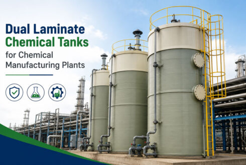 Dual Laminate Chemical Tanks for Chemical Manufacturing Plants