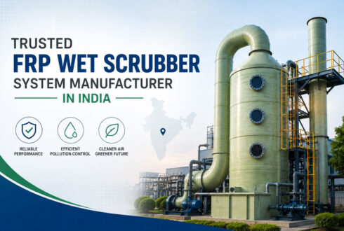 FRP Wet Scrubber System Manufacturer for Chemical & Process Industries