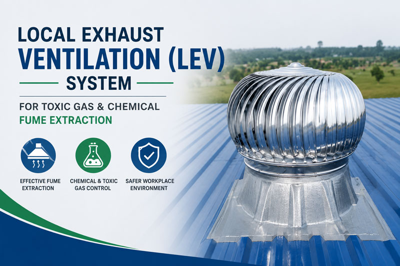 Local Exhaust Ventilation System for Toxic Gas & Chemical Fume Extraction