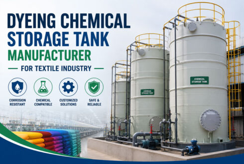 Dyeing Chemical Storage Tank Manufacturer for Textile Industry