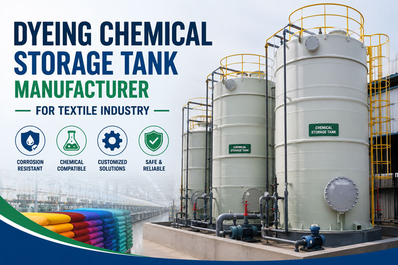 Dyeing Chemical Storage Tank Manufacturer for Textile Industry